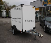 Kofferanhänger Anhänger 100 km/h Koffer Abschließbar KLAPPE hinten Motorradtransport