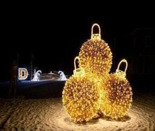 Lichtkugel - Weihnachtsbaumkugel - Licht Skulptur