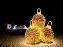Lichtkugel - Weihnachtsbaumkugel - Licht Skulptur