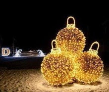Lichtkugel - Weihnachtsbaumkugel - Licht Skulptur