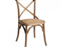 Stuhl Crossback Holzstuhl Hochzeitsstuhl Braun Natur - Galerie - Bild 1