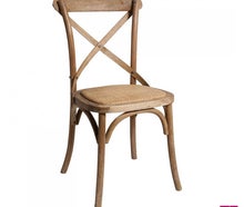 Stuhl Crossback Holzstuhl Hochzeit Holz