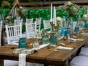Rustikaler Tisch im Landhausstil 183 X 76 cm - Galerie - Bild 1