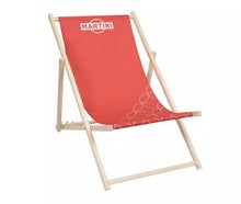 Liegestuhl / Klappstuhl / Beach rot
