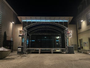 Rundbogen Bühne 6x4m / 24qm (GT-RBB6x4 Bühnendach)