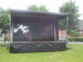 Mobile Bühne/Trailerbühne/Anhängerbühne 6x6m, 6x8m, 6x10m