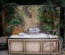 Marktstände, Markt, Marktstand, Buffetstand, brasilianisch/karibisch