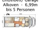 Wohnmobil - Alkoven bis 7 Personen Neuzulassung 2018 + 2019 - Galerie - Bild 1