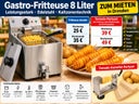 Gastro-Fritteuse 8 Liter mieten Dresden – 3.250 Watt – Tornadokartoffel-Partyset - Galerie - Bild 1