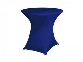 Stehtischhusse Stretchhusse Stehtischdecke navyblau