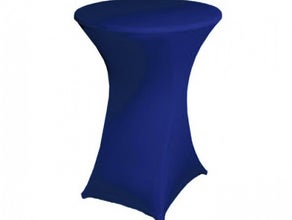 Stehtischhusse Stretchhusse Stehtischdecke navyblau