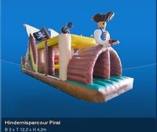 Hindernisparcour Pirat Hüpfburg Springburg Eventmodul Kindergeburtstag