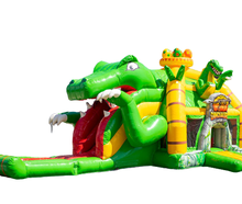Super Dino Hüpfburg überdacht mieten