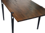 Dinnertisch Industrie Style schwarz 170 x 90 cm - Galerie - Bild 3