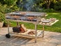 Großer Holzkohle-Grill mieten (ca. 120 cm breit) – Perfekter Grill für Events & Partys - Galerie - Bild 2