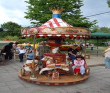 Nostalgie Karussell, Kinderkarussell, Kettenkarussell,