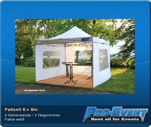 Faltzelt 6 x 6m