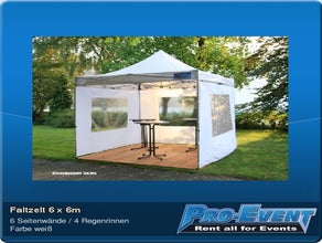 Faltzelt 6 x 6m