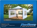 Faltzelt 6 x 6m