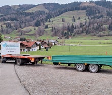 MAN 7.49t Baumaschinen Transporter LKW & 11t Tieflader