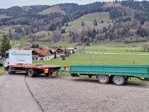 MAN 7.49t Baumaschinen Transporter LKW & 11t Tieflader