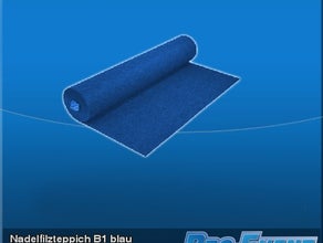 Nadelfilzteppich B1 blau