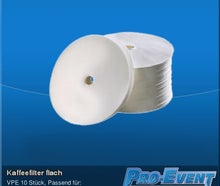 Kaffeefilter flach (je 10 Stück)