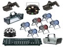 Partylicht XL Komplettset Licht Partyanlage, Lichtanlage, Beleuchtungsanlage LED, Lichteffekten, Disko