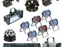 Partylicht XL Komplettset Partyanlage, Lichtanlage, Beleuchtungsanlage LED, Lichteffekten, Disko - Galerie - Bild 1