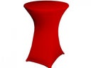 Stehtischhusse Stretchhusse Stehtischdecke rot - Galerie - Bild 1