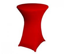 Stehtischhusse Stretchhusse Stehtischdecke rot