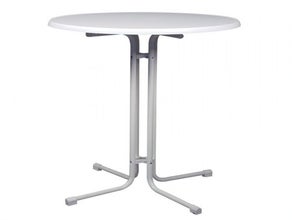 Miete 8 - Zahle 6! Weiße Stehtische, Bistrotische, Tische - Klappbar, 70cm Durchmesser