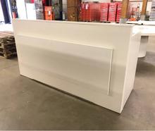 Empfangscounter Frontplatte mieten – Bartheke, Mobile Bar, Ausschanktheke, Eventtheke, Theken & Bars