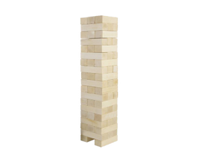 XXL Jenga Stapelturm