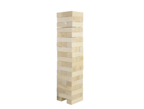 XXL Jenga Stapelturm