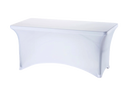 Stretchhusse Banketttisch 120x75cm mieten – Miettisch, Eventtisch, Veranstaltungstisch, Partytisch