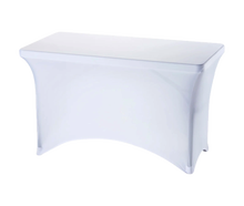 Stretchhusse Banketttisch 120x75cm mieten – Miettisch, Eventtisch, Veranstaltungstisch, Partytisch