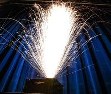 DJ Power V-1 Spark Maschine inkl 1 x Pulvereinheit