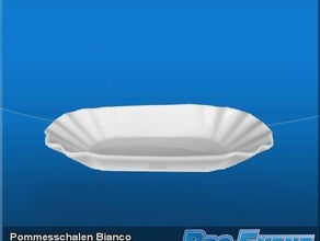 Pommesschalen Bianco