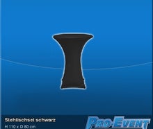 Stehtischset schwarz