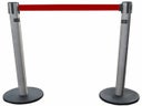 Flughafenband, Tensatoren, Gurtpfosten, Absperrband, Personenleitsystem, Begrenzungspfosten, Gurtabsperrpfosten, Messeabsperrung