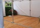 Partyzelt 6 x 6 m mieten inkl. Zeltboden aus Holz Bietet Platz für ca. 48 bis 64 Personen