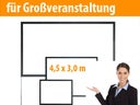 Beamer Leinwand 4,47 x 3,40 m Aufprojektion - Galerie - Bild 1