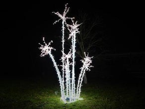 Feuerwerk Licht Dekoration - Licht Illumination - Licht Skulptur