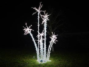 Feuerwerk Licht Dekoration - Licht Illumination - Licht Skulptur