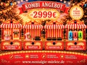 Nostalgie Jahrmarkt für Ihr Firmenevent mieten ! Für ca. 100 Personen ! Popcorn / Zuckerwatte / Mandelstand, Waffelstand, Poffertjes Stand, Slush-Eis Stand, Slush- Cocktailstand erweiterbar mit Karussell, Hüpfburg usw. - Galerie - Bild 1