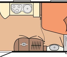 Wohnwagen Hobby 540 UFE mit Klimaanlage, Dusche und kompletter Campinggrundausstattung