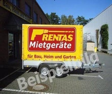 Anhänger mit Plane, zul. GG 1.400 kg, Nutzlast max. 1.000 kg, Ladefläche 2,8 x 1,8 m