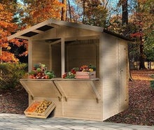 Flexible Verkaufshütte (2x2 m) für Wintermärkte, Sommerfeste und mehr Lieferung mög-lich!