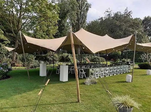 Pavillon mieten für Gartenpartys, Hochzeiten und Firmenevents